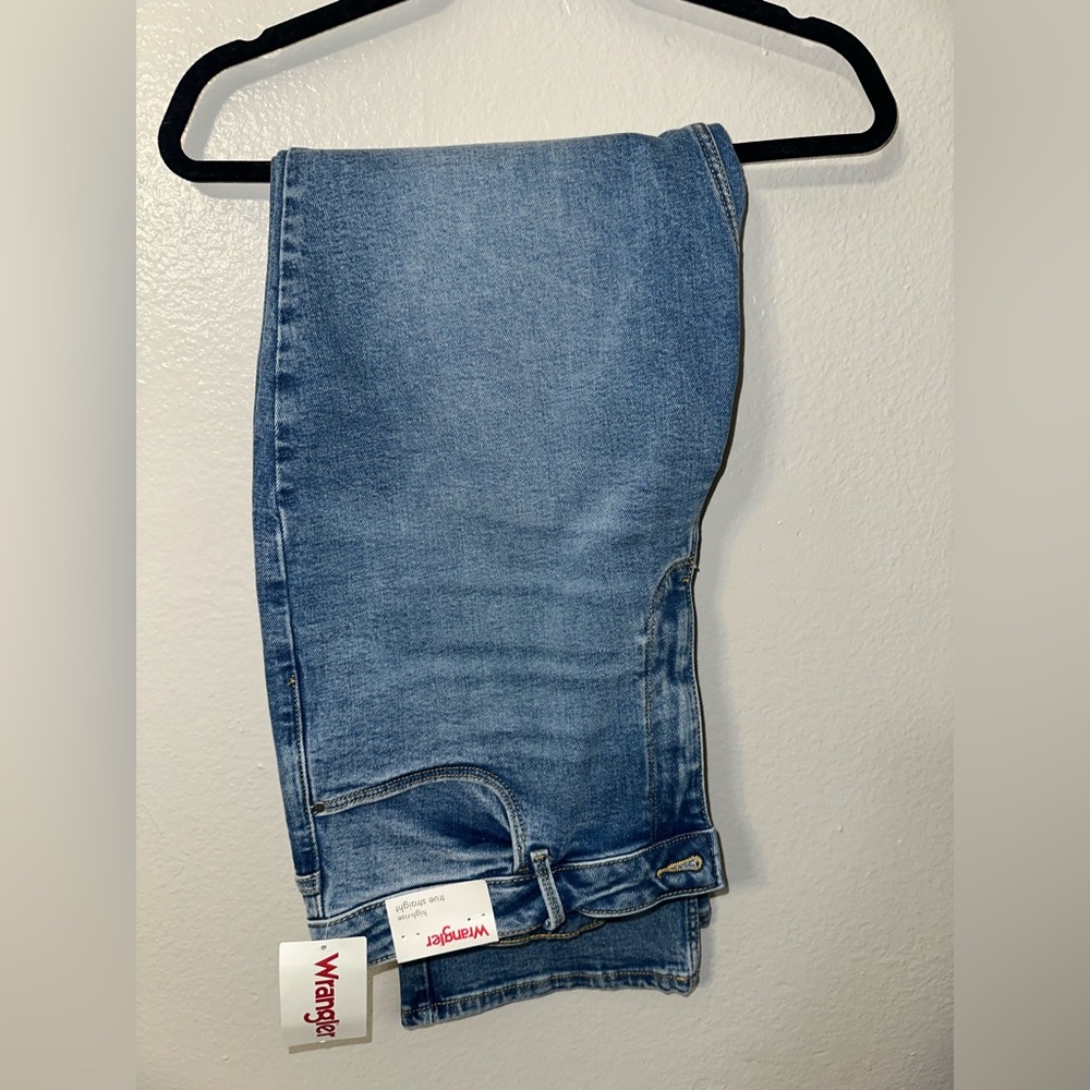 Wrangler Denim High Ride True Straight Jeans
